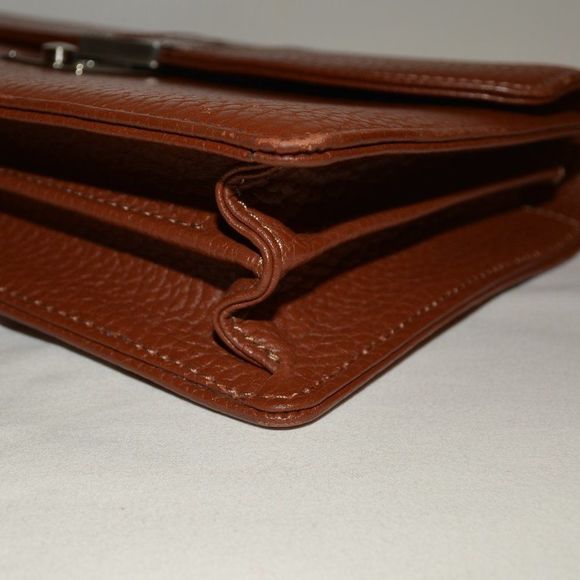 BURBERRY london clutches brown leather - Picture 5 of 16